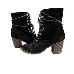 Steve Madden Gretell Boot in Black Suede